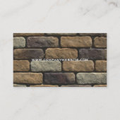 Carte de visite d'architecte (Dos)