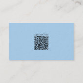 Carte de visite d'architecte moderne avec QR (Dos)