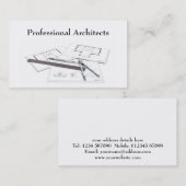 Carte de visite d'architectes (Devant / Derrière)