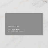 Carte de visite d'architectes professionnels (Dos)
