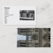 Carte de visite d'architecture (Devant / Derrière)