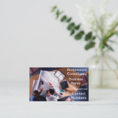 Carte de visite d'architecture (Debout devant)