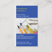 Carte de visite d'architecture (Devant)