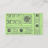 Carte de visite d'architecture de la cathédrale (Dos)