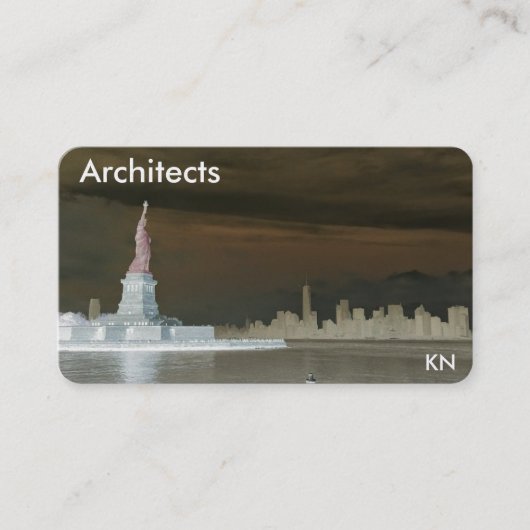 Carte de visite d'architecture de la photographie  (Devant)