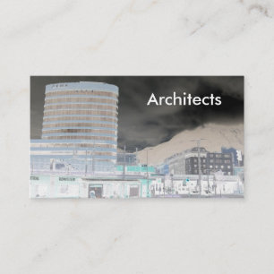 Carte de visite d'architecture de la photographie 