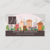 Carte de visite d'architecture d'urbanisme (Devant)