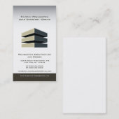 Carte de visite d'architecture et de conception de (Devant / Derrière)