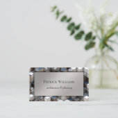 Carte de visite d'architecture géométrique moderne (Debout devant)