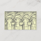 Carte de visite d'architecture médiévale (Dos)