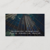 Carte de visite d'architecture urbaine (Dos)