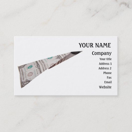 Carte De Visite Dard du dollar (Devant)
