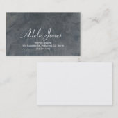 Carte de visite d'ardoise (Devant / Derrière)