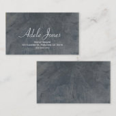 Carte de visite d'ardoise (Devant / Derrière)