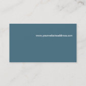 Carte de visite d'ardoise de panneau de ligne de (Dos)