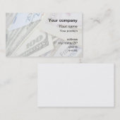 Carte de visite "d'argent du monde" (Devant / Derrière)