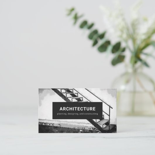 Carte de visite: Dark Architect (Debout devant)