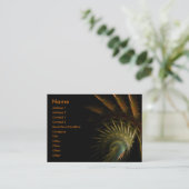 Carte De Visite Dark : Gold Sherika Business Social (Debout devant)