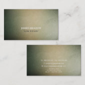 Carte De Visite Dark Grunge Musicien Guitare Enseignant (Devant / Derrière)