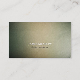 Carte De Visite Dark Grunge Musicien Guitare Enseignant