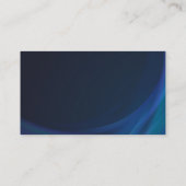 Carte De Visite Dark Holographic Chrome 3D Caduceus Médicale (Dos)