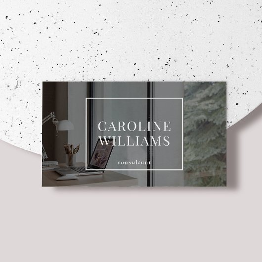 Carte De Visite Dark Modern esthétique gestionnaire de médias soci