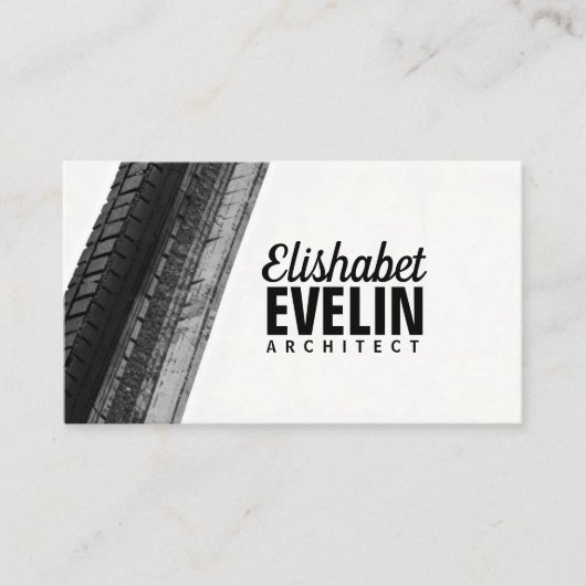 Carte De Visite Dark Trails Against Light (Devant)