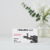 Carte de visite d'arme à feu (Debout devant)