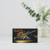 Carte de visite d'armes à feu du feu (Debout devant)