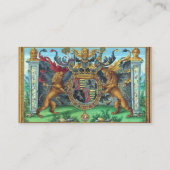 Carte de visite d'armoiries (Dos)