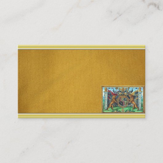 Carte de visite d'armoiries (Devant)