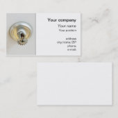 Carte de visite "d'arroseuse du feu" (Devant / Derrière)