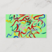 Carte de visite d'art Abstrait (Dos)