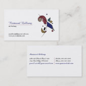 Carte de visite d'art Abstrait (Devant / Derrière)