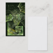 Carte de visite d'art Abstrait à équilibre tordu (Devant / Derrière)