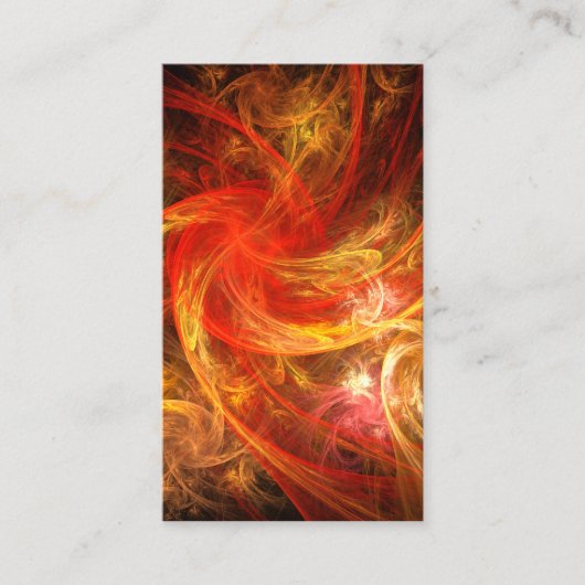 Carte de visite d'art Abstrait de Firestorm (Devant)