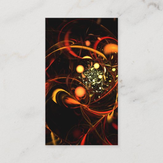 Carte de visite d'art Abstrait Heartbeat (Devant)