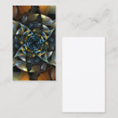 Carte de visite d'art Abstrait Pinwheel (Devant / Derrière)