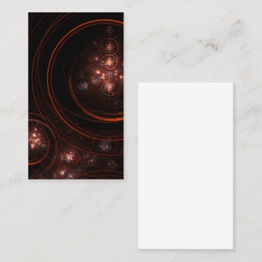 Carte de visite d'art Abstrait Starlight (Devant / Derrière)