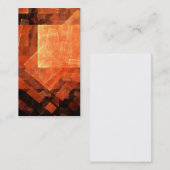 Carte de visite d'art Abstrait Windows Light (Devant / Derrière)