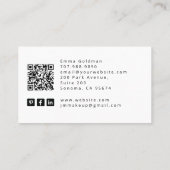 Carte de visite d'art de l'ongle de Tarot (Dos)