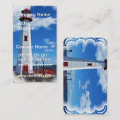 Carte de visite d'art de phare (Devant / Derrière)