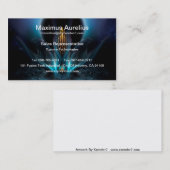 Carte de visite d'art fractal de Penapia (Devant / Derrière)