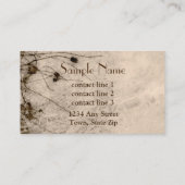 carte de visite d'art naturel à sépia (Dos)