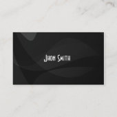 Carte de visite d'art noir (Dos)