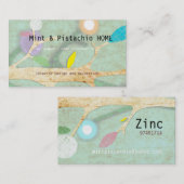 Carte de visite d'art primitif Gold Paper (Devant / Derrière)