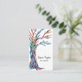 Carte de visite d'art-thérapeute (Debout devant)