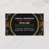 Carte De Visite Dartboard Design, Darts Club (Dos)
