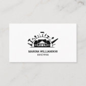 Carte de visite d'artisan | Moderne (Devant)