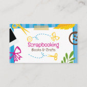Carte de visite d'artisanat scrapbooking (Dos)